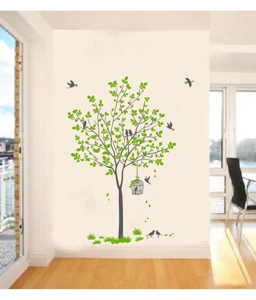     			INKEDIFY Wall Sticker Birds ( 120 x 90 cms )