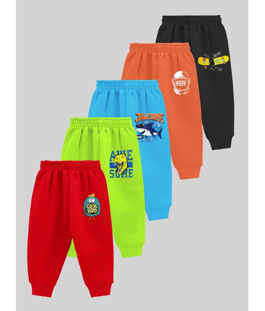     			Kuchipoo Pack of 5 Boys Cotton Blend Trackpant ( Multi Color )