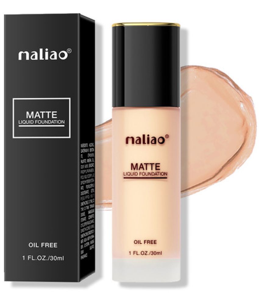     			Maliao Matte Cream For All Skin Types Skin Dark Foundation Pack of 1