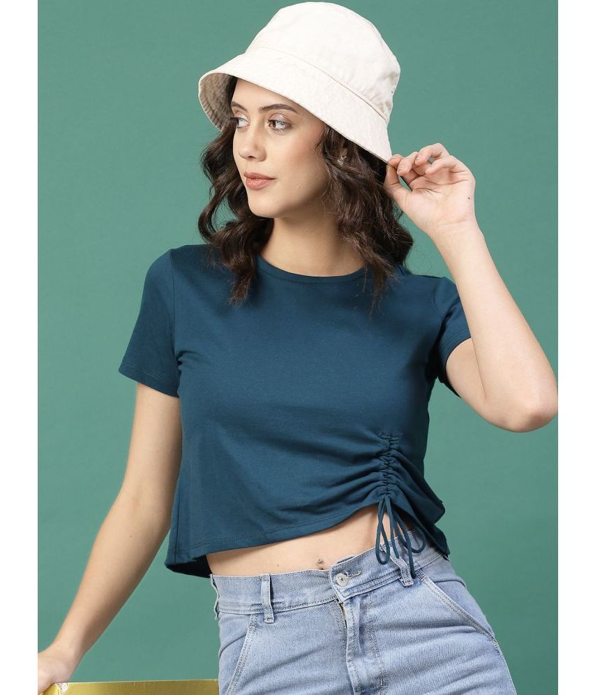     			Rigo Olive Cotton Women's Crop Top ( Pack of 1 )