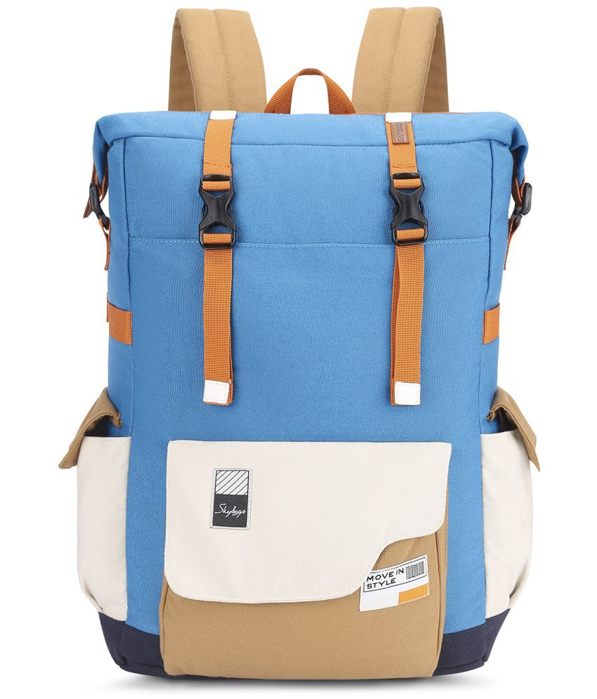     			Skybags Blue Polyester Backpack ( 20 Ltrs )