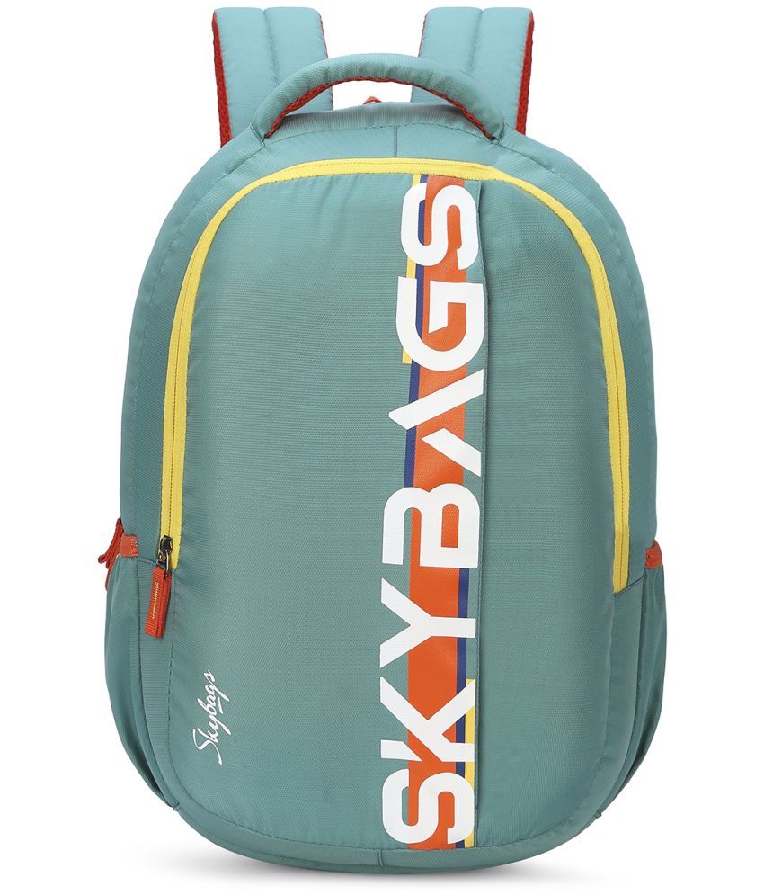     			Skybags Green Polyester Backpack ( 30 Ltrs )