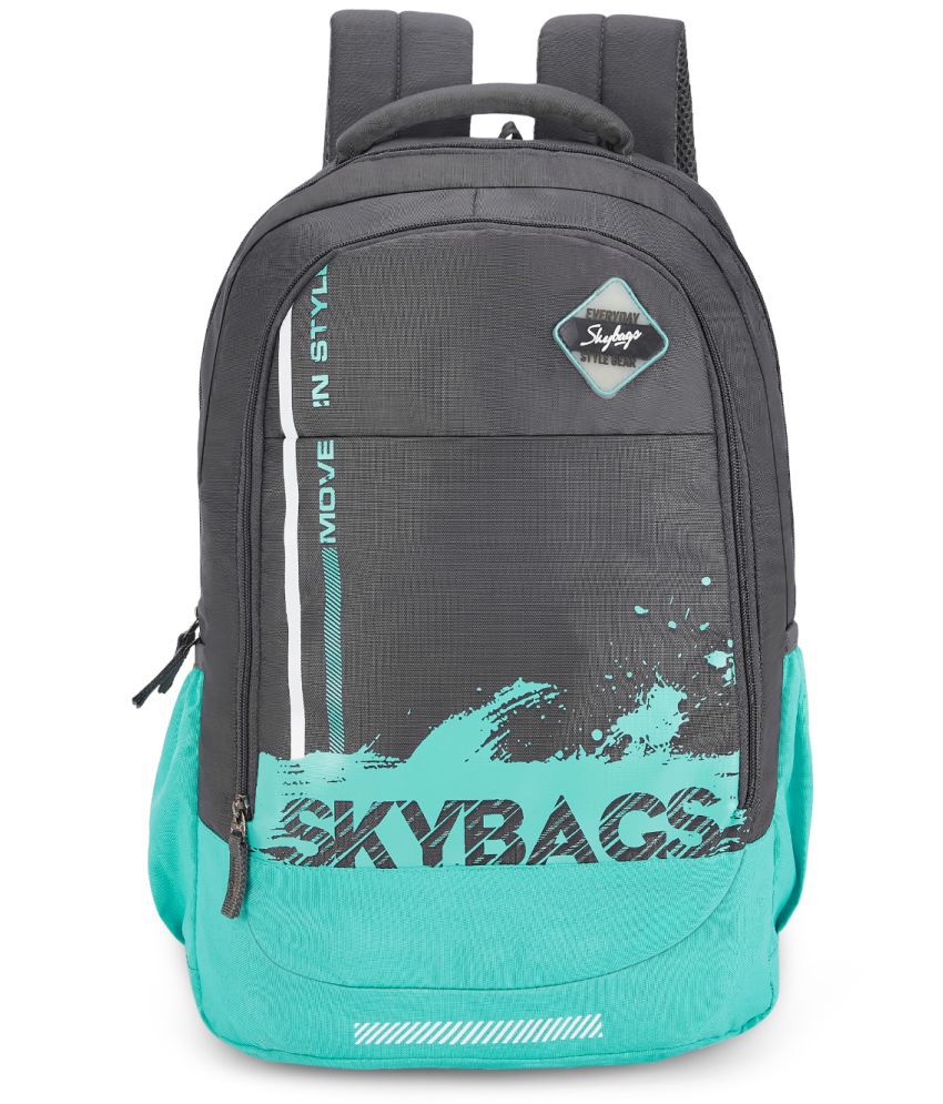     			Skybags Grey Polyester Backpack ( 28 Ltrs )