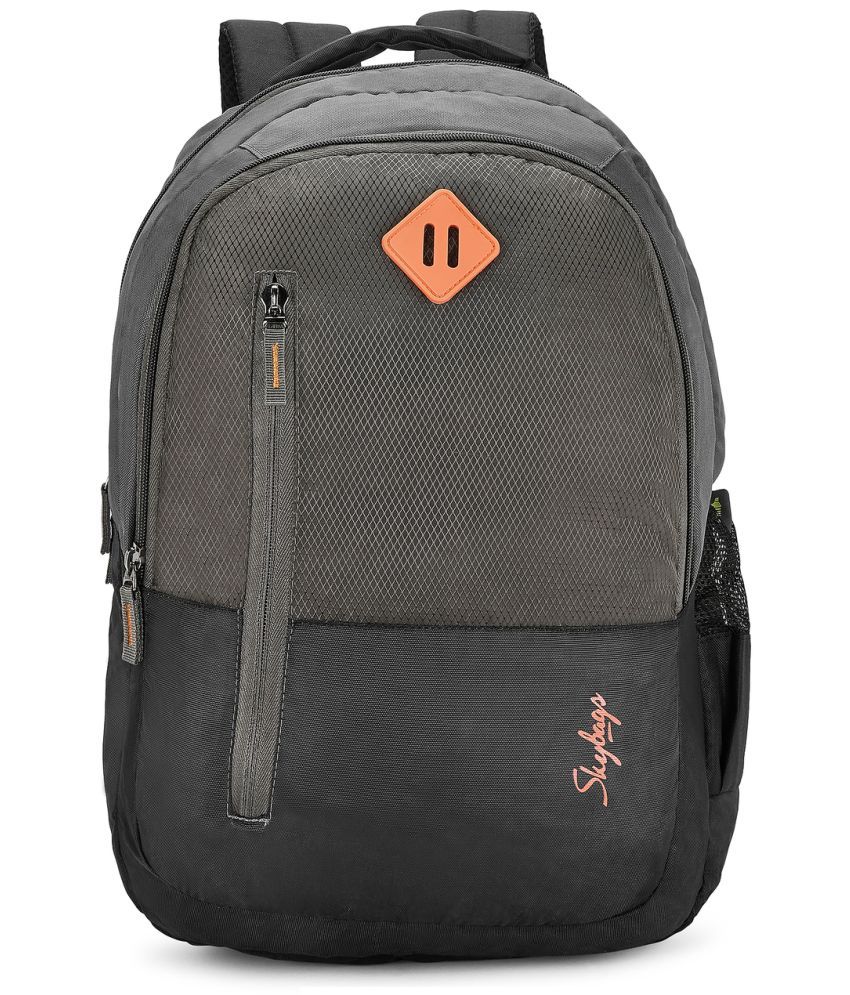     			Skybags Grey Polyester Backpack ( 31 Ltrs )