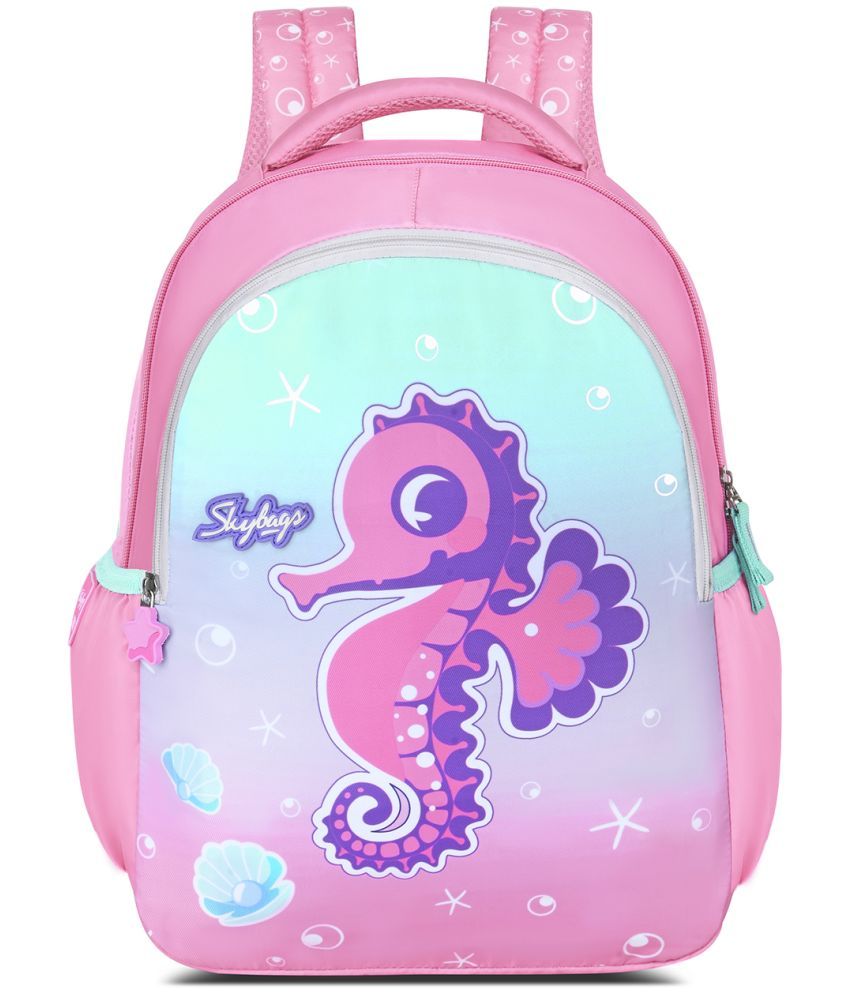     			Skybags Pink Polyester Backpack ( 18 Ltrs )