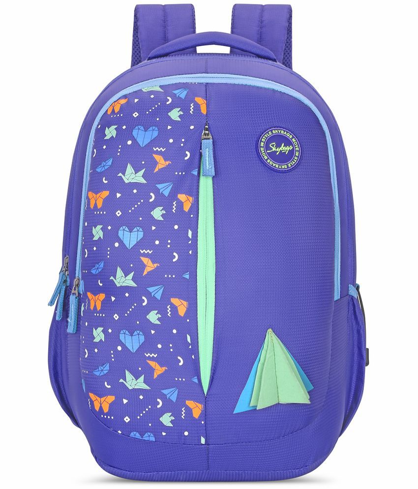     			Skybags Purple Polyester Backpack ( 32 Ltrs )