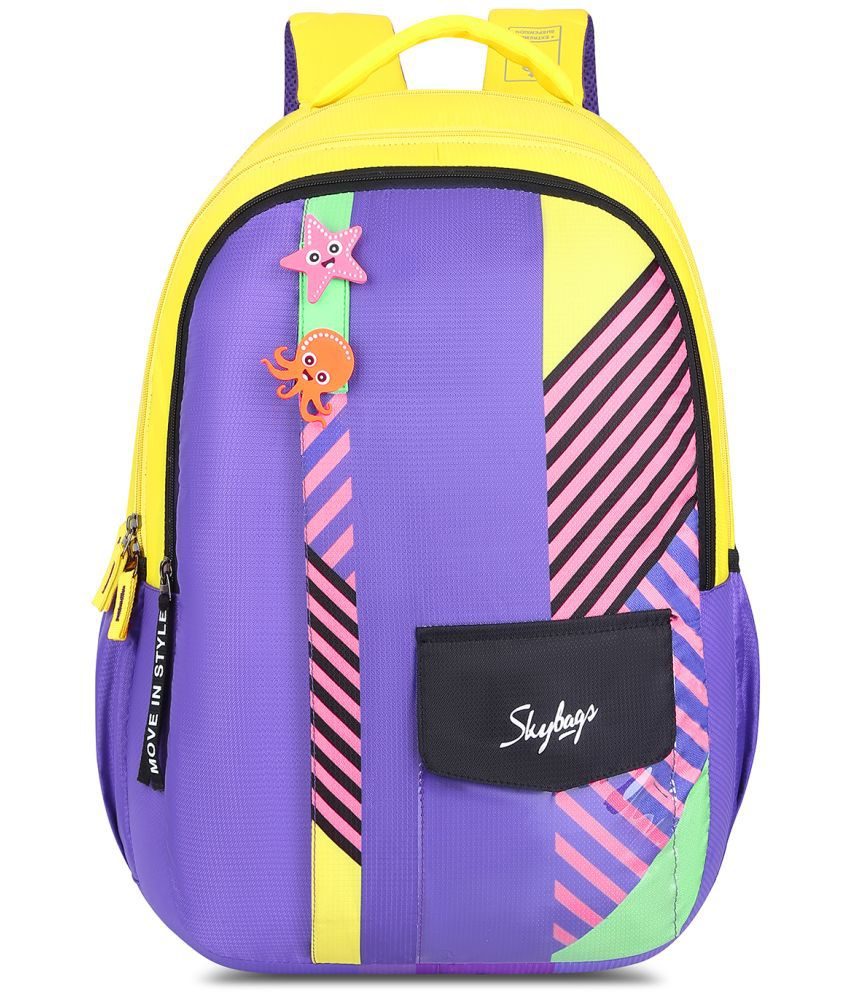     			Skybags Purple Polyester Backpack ( 35 Ltrs )