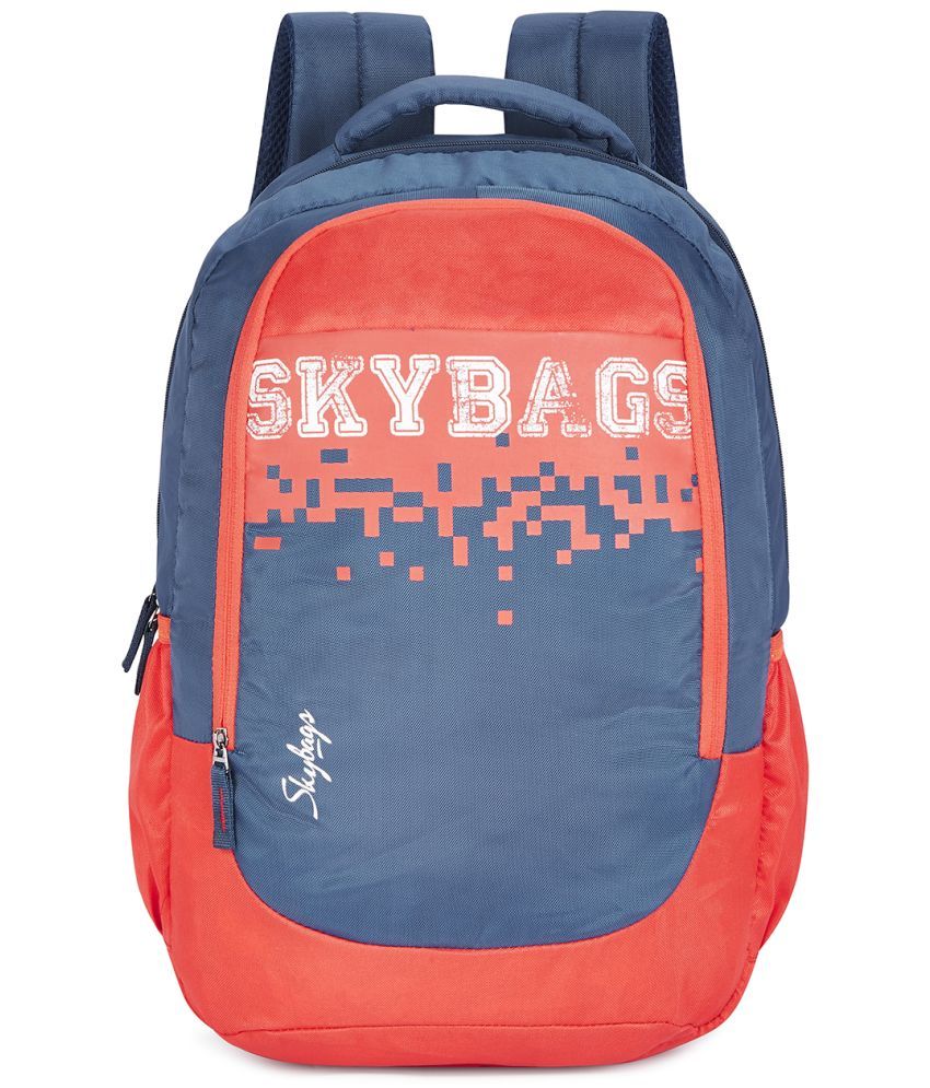     			Skybags Red Polyester Backpack ( 28 Ltrs )