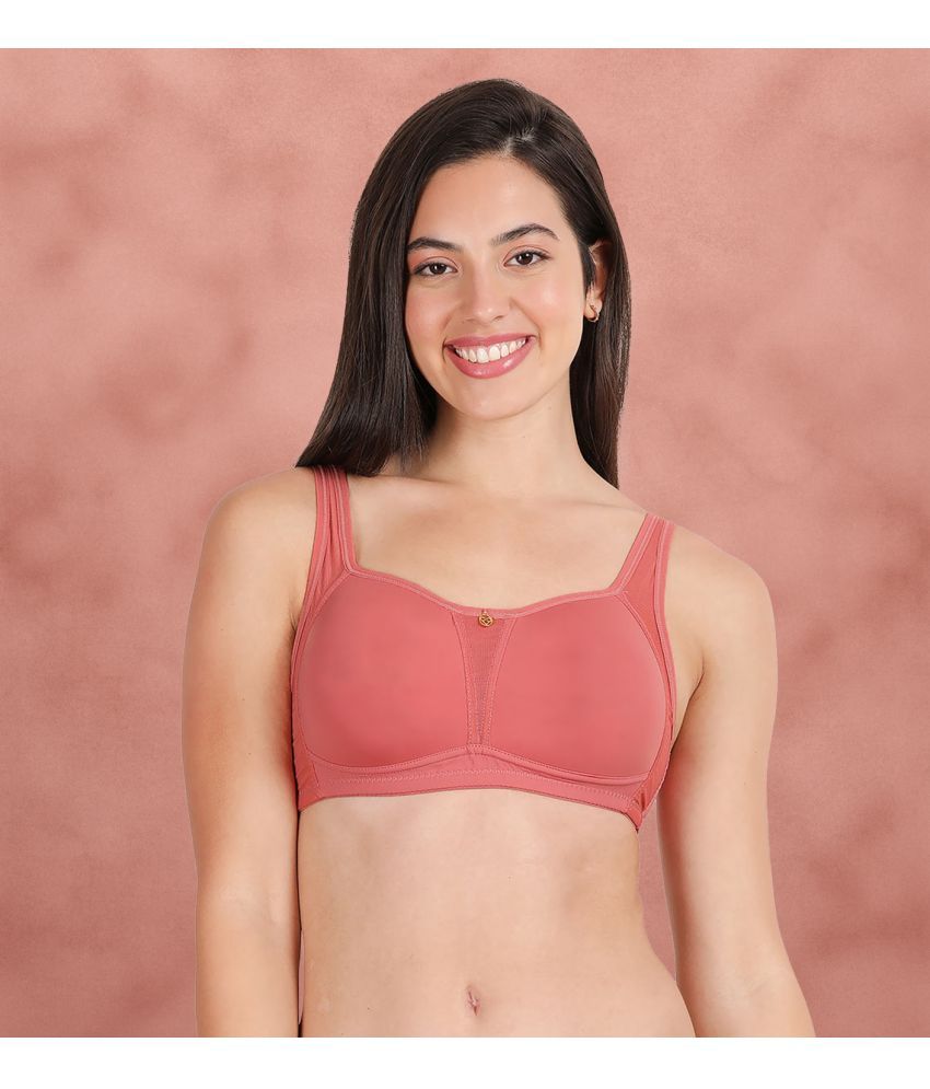     			Taabu Pink Nylon Lightly Padded Women's Minimizer Bra ( Pack of 1 )