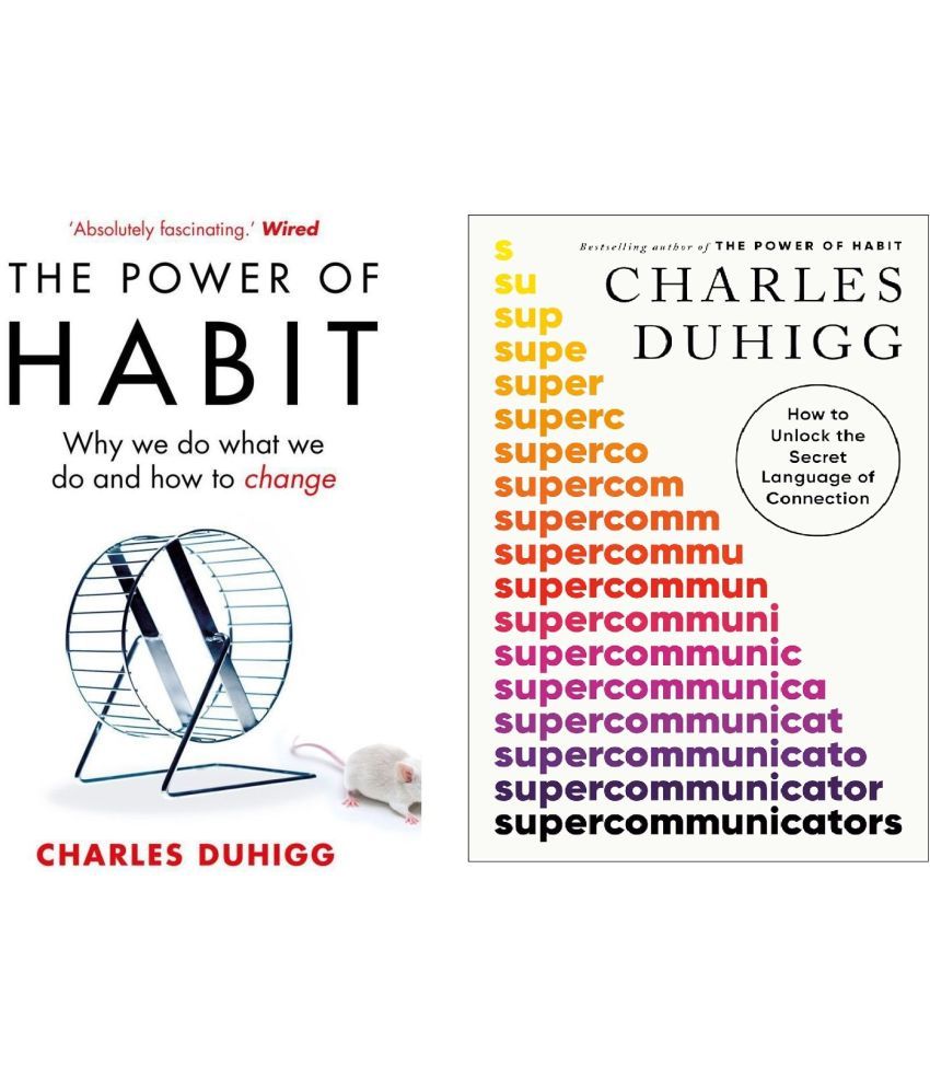     			Charles Duhigg 2 Books Set: The Power of Habit and Supercommunicators (English, Paperback)