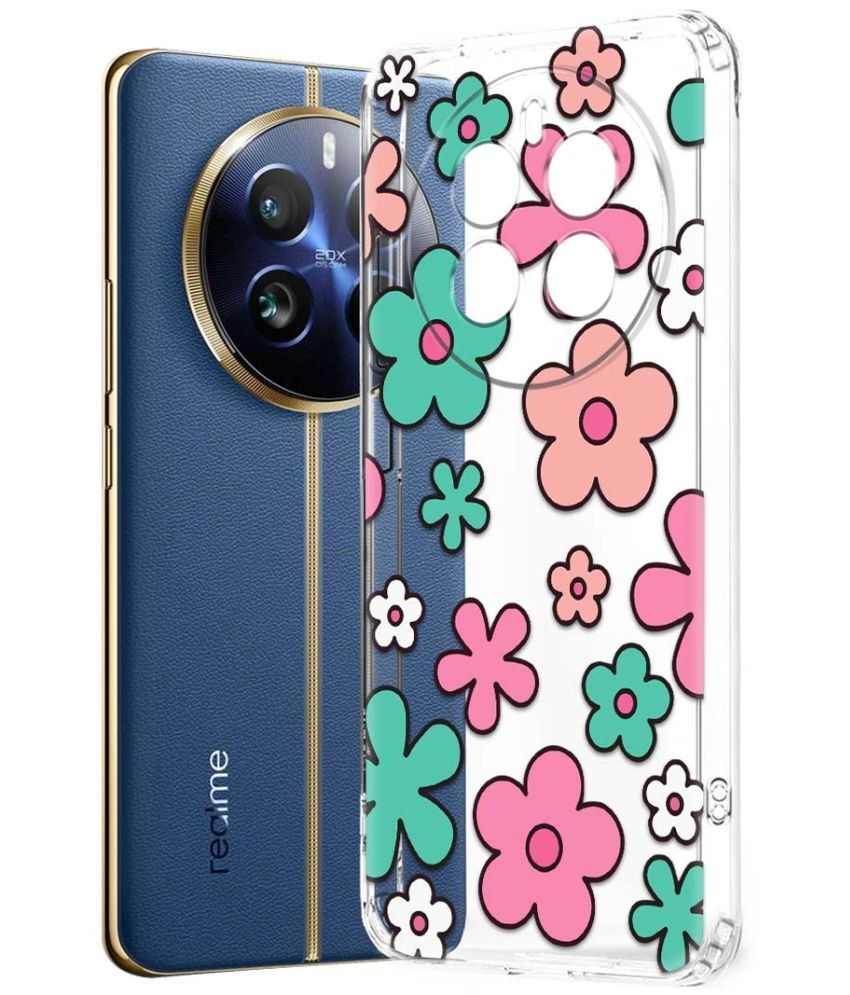     			Fashionury Multicolor Printed Back Cover Silicon Compatible For Realme 12  Pro Plus 5G ( Pack of 1 )