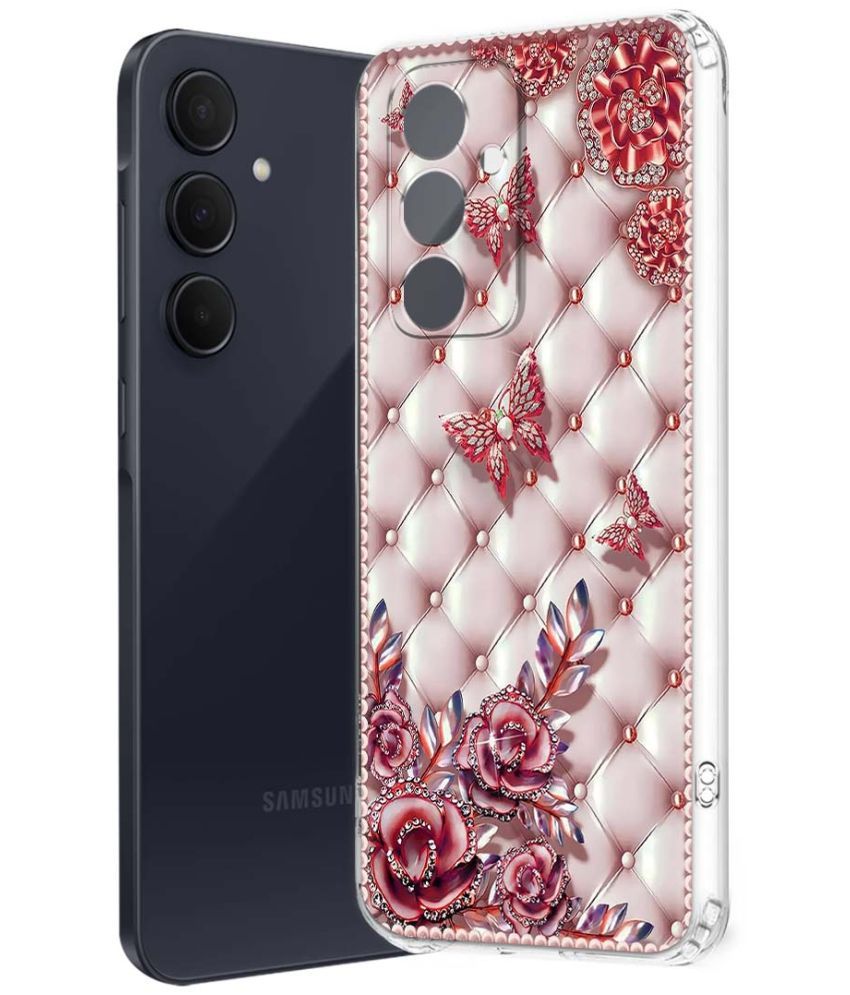     			Fashionury Multicolor Printed Back Cover Silicon Compatible For Samsung Galaxy A35 5G ( Pack of 1 )