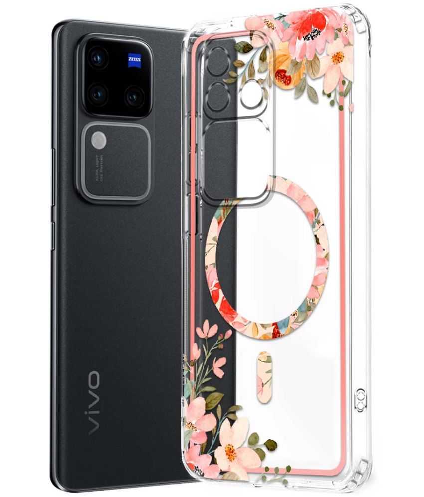     			Fashionury Multicolor Printed Back Cover Silicon Compatible For Vivo V30 Pro 5G ( Pack of 1 )