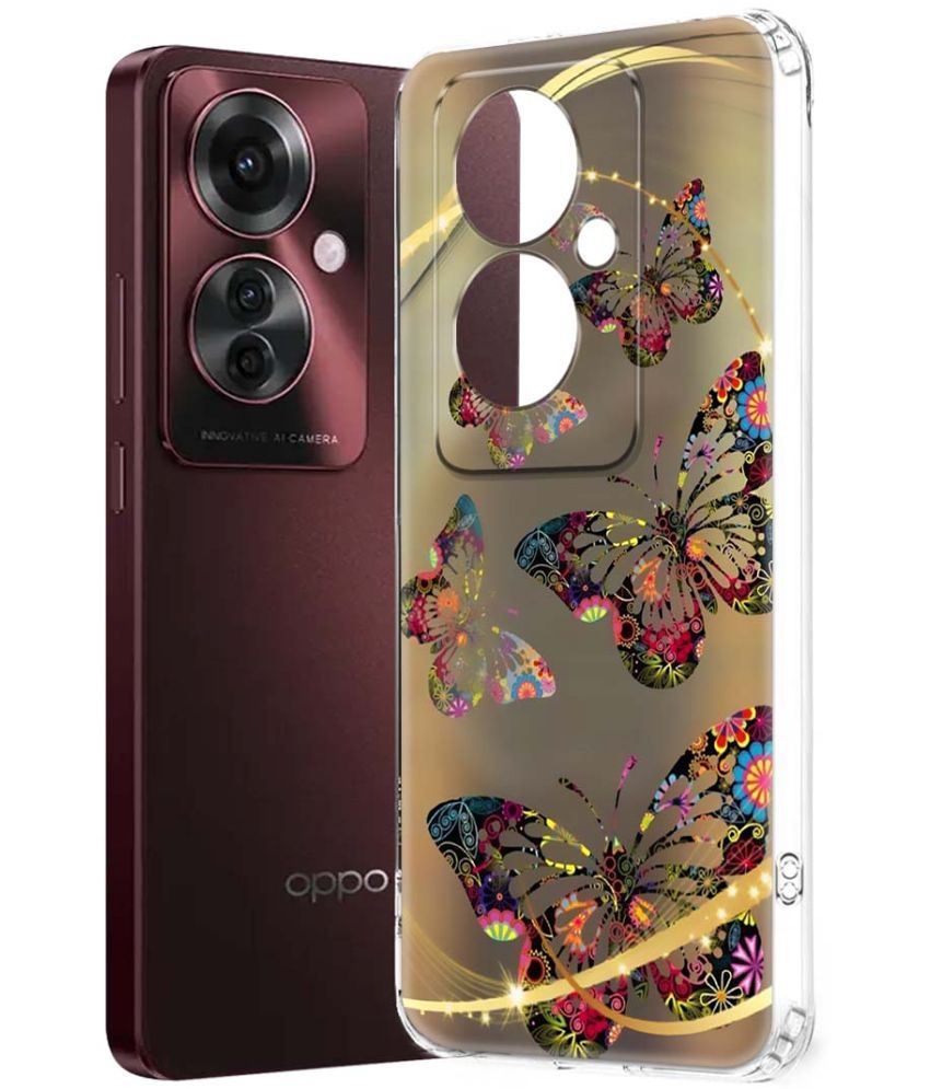     			Fashionury Multicolor Printed Back Cover Silicon Compatible For Oppo F25 Pro 5G ( Pack of 1 )