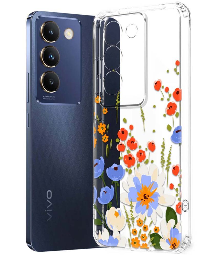     			Fashionury Multicolor Printed Back Cover Silicon Compatible For Vivo Y200e 5G ( Pack of 1 )