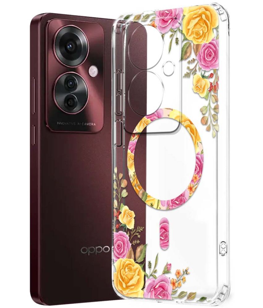     			Fashionury Multicolor Printed Back Cover Silicon Compatible For Oppo F25 Pro 5G ( Pack of 1 )