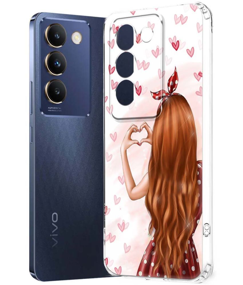     			Fashionury Multicolor Printed Back Cover Silicon Compatible For Vivo Y200e 5G ( Pack of 1 )