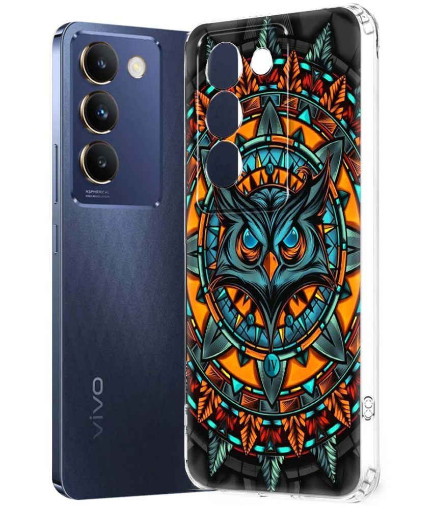     			Fashionury Multicolor Printed Back Cover Silicon Compatible For Vivo Y200e 5G ( Pack of 1 )