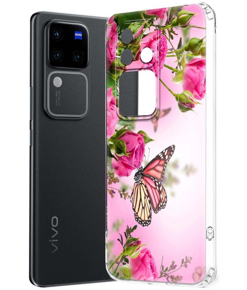     			Fashionury Multicolor Printed Back Cover Silicon Compatible For Vivo V30 Pro 5G ( Pack of 1 )