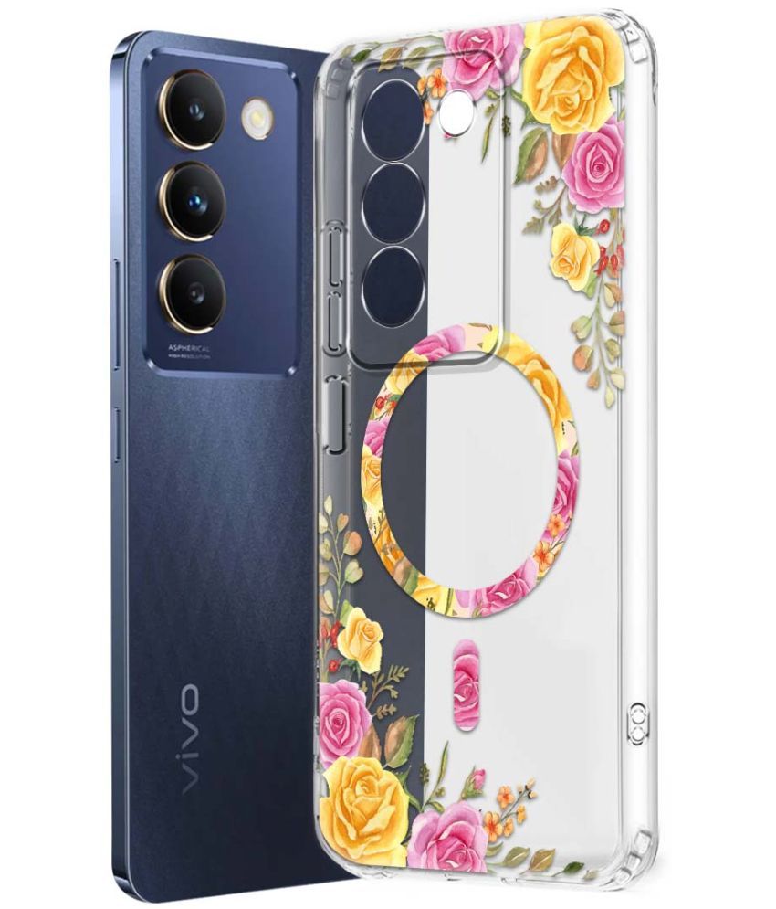     			Fashionury Multicolor Printed Back Cover Silicon Compatible For Vivo T3 5G ( Pack of 1 )