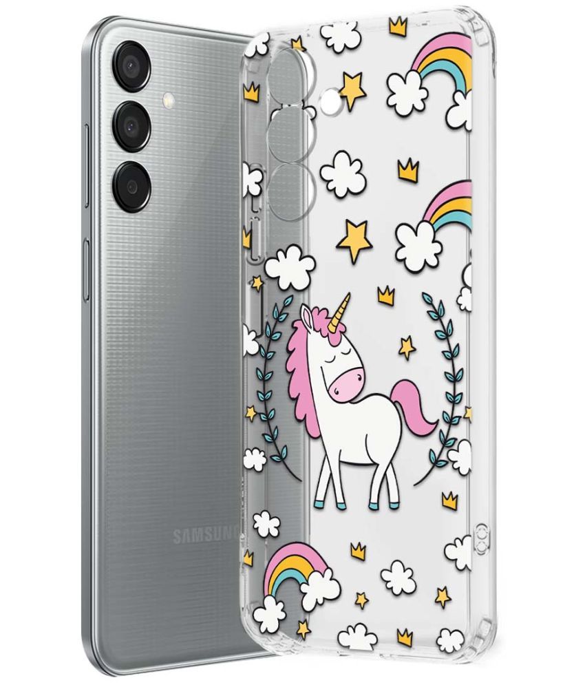     			Fashionury Multicolor Printed Back Cover Silicon Compatible For Samsung Galaxy M15 5G ( Pack of 1 )