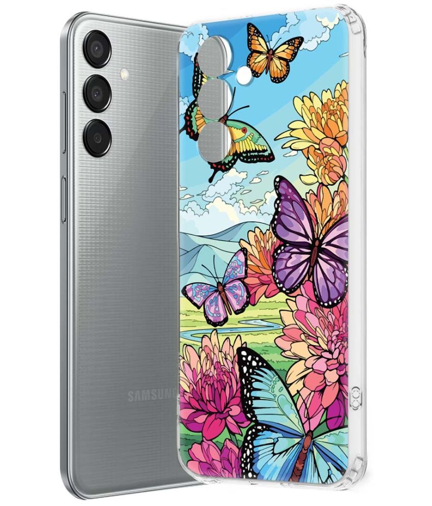     			Fashionury Multicolor Printed Back Cover Silicon Compatible For Samsung Galaxy M15 5G ( Pack of 1 )