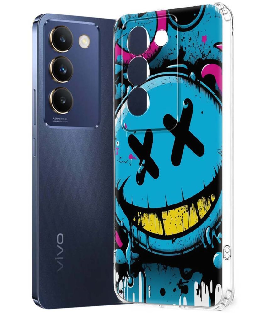     			Fashionury Multicolor Printed Back Cover Silicon Compatible For Vivo Y200e 5G ( Pack of 1 )