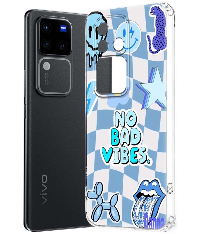     			Fashionury Multicolor Printed Back Cover Silicon Compatible For Vivo V30 Pro 5G ( Pack of 1 )