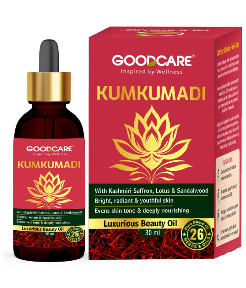     			Goodcare Kumkumadi Beauty Oil with Kashmiri saffron, Lotus & Sandalwood I bright, radiant skin-30ml