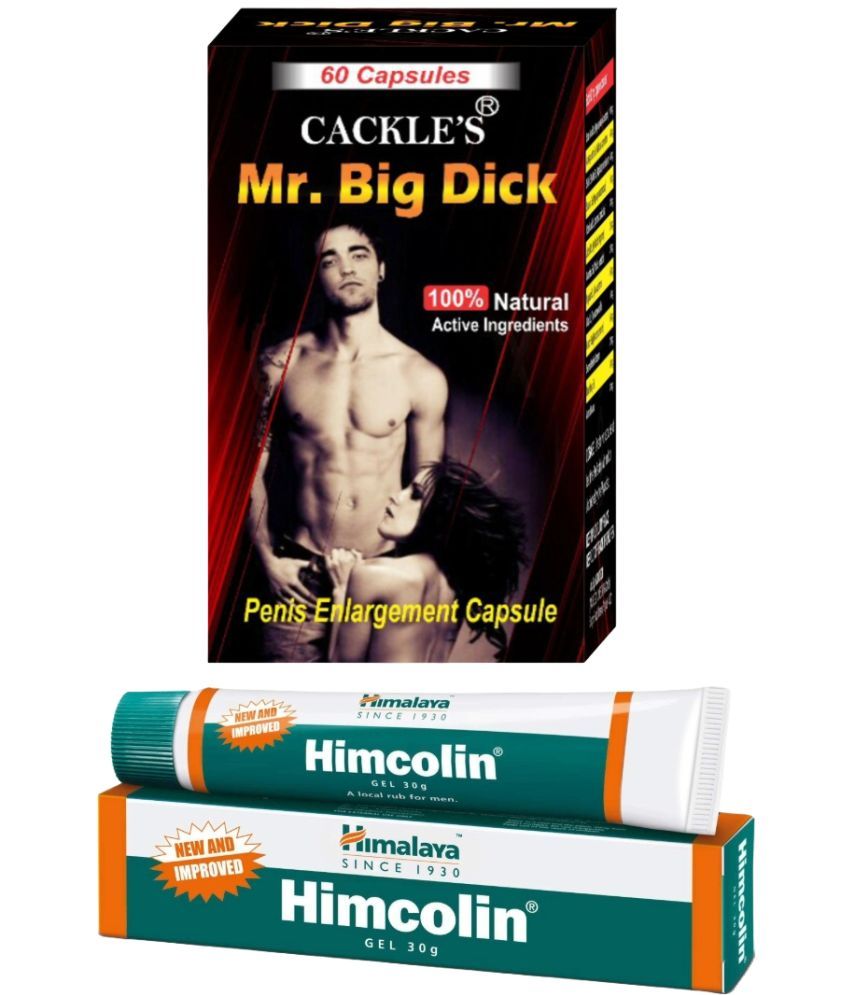     			Mr.BIg Dick Herbal Capsule 60no.s & Himcolin Gel 30gm Combo Pack For Men