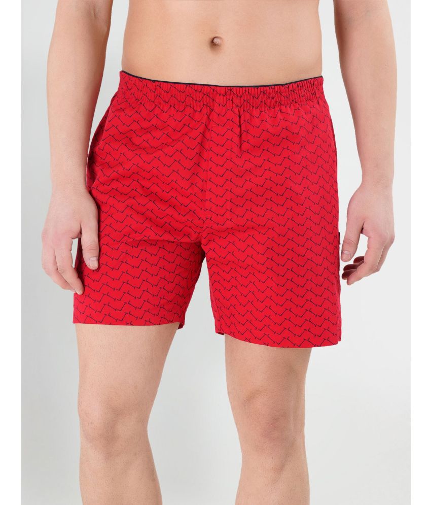     			U.S. Polo Assn. Red Cotton Men's Shorts ( Pack of 1 )