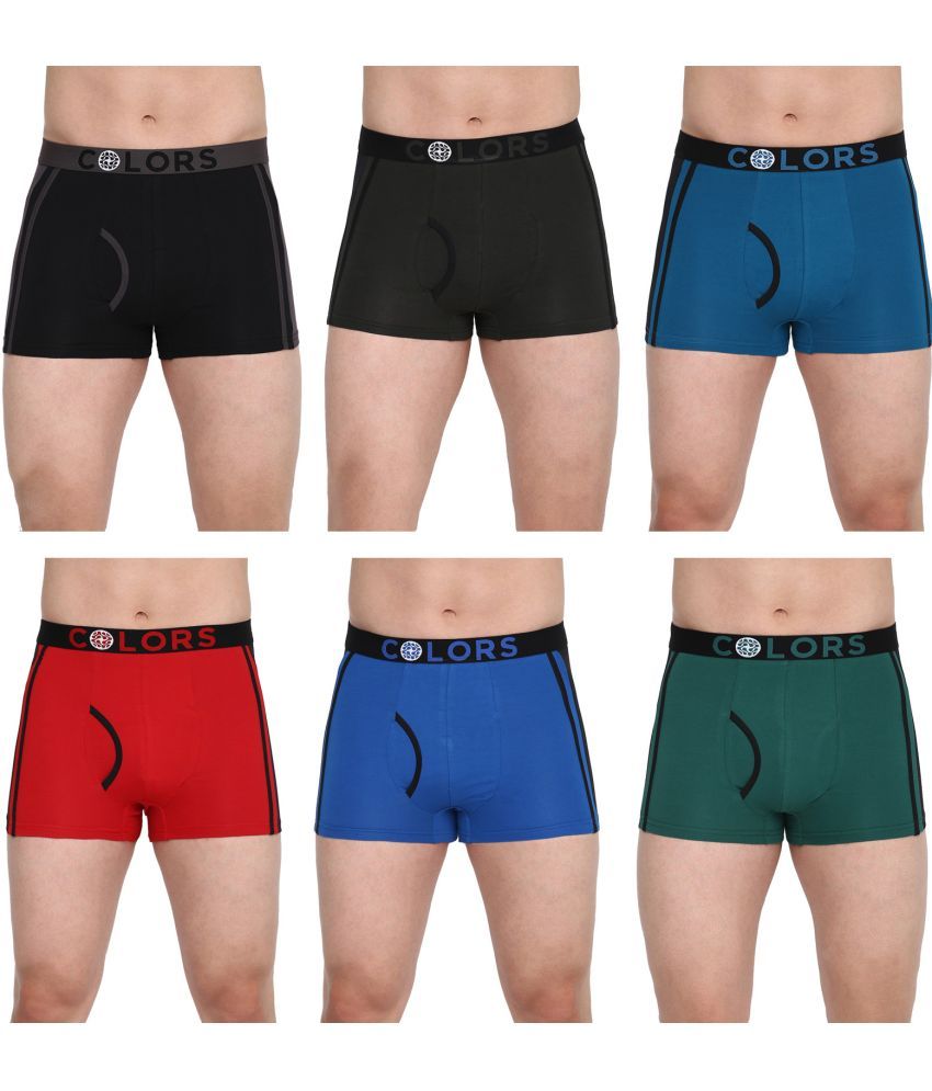     			COLORS by Rupa Frontline Multicolor Cotton Men's Trunks ( Pack of 6 )