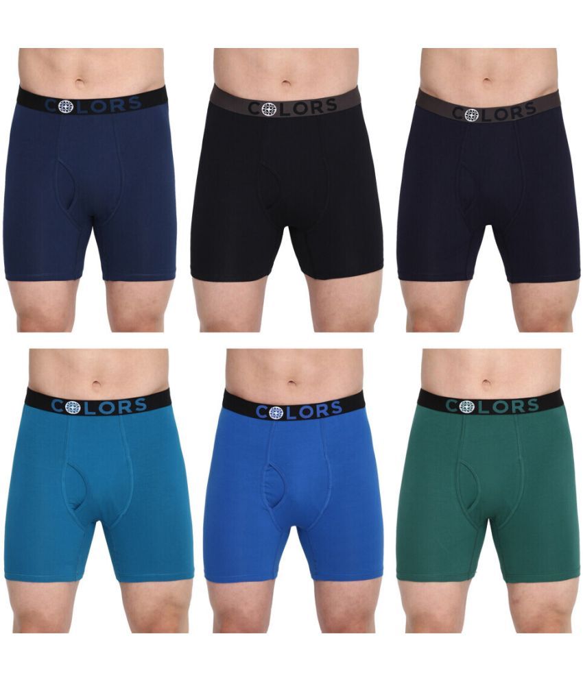     			COLORS by Rupa Frontline Multicolor Cotton Men's Trunks ( Pack of 6 )