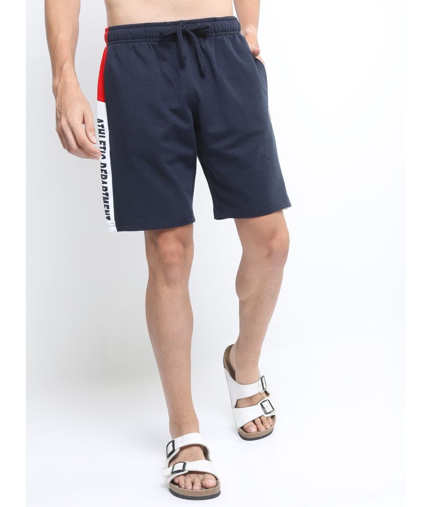     			Ketch Navy Blue Cotton Blend Men's Shorts ( Pack of 1 )