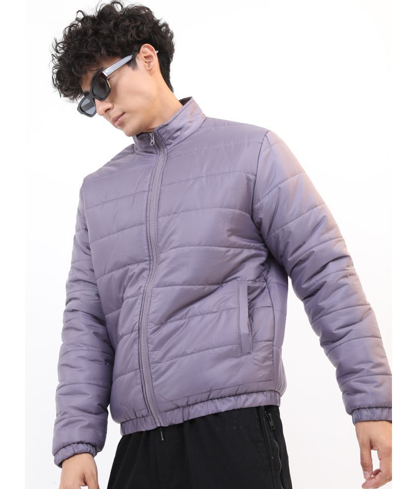     			Ketch Polyester Men's Puffer Jacket - Purple ( Pack of 1 )