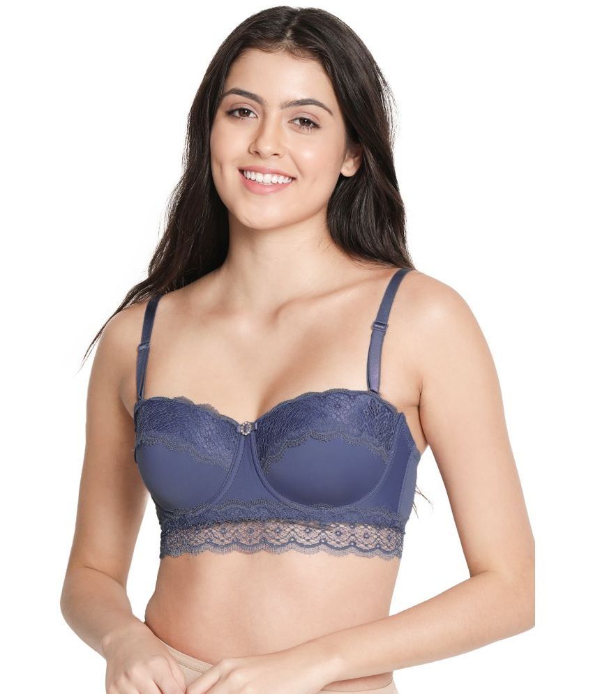     			Susie Nylon Women's Balconette Bra ( Purple ) S021-PaisleyPurple