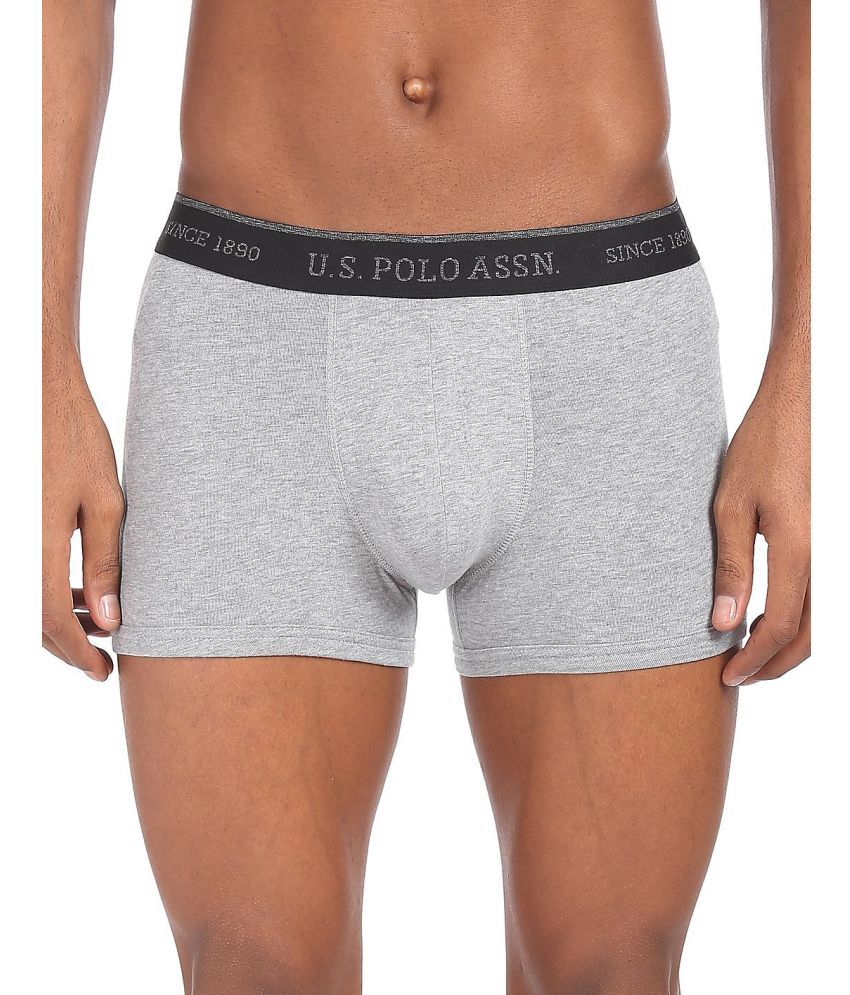     			U.S. Polo Assn. Black Cotton Men's Trunks ( Pack of 1 )