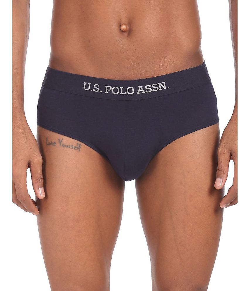     			U.S. Polo Assn. Navy Blue Modal Men's Briefs ( Pack of 1 )