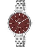 Jainx Silver Stainless Steel Analog Womens Watch