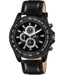 Swisstyle Black Leather Analog Men's Watch