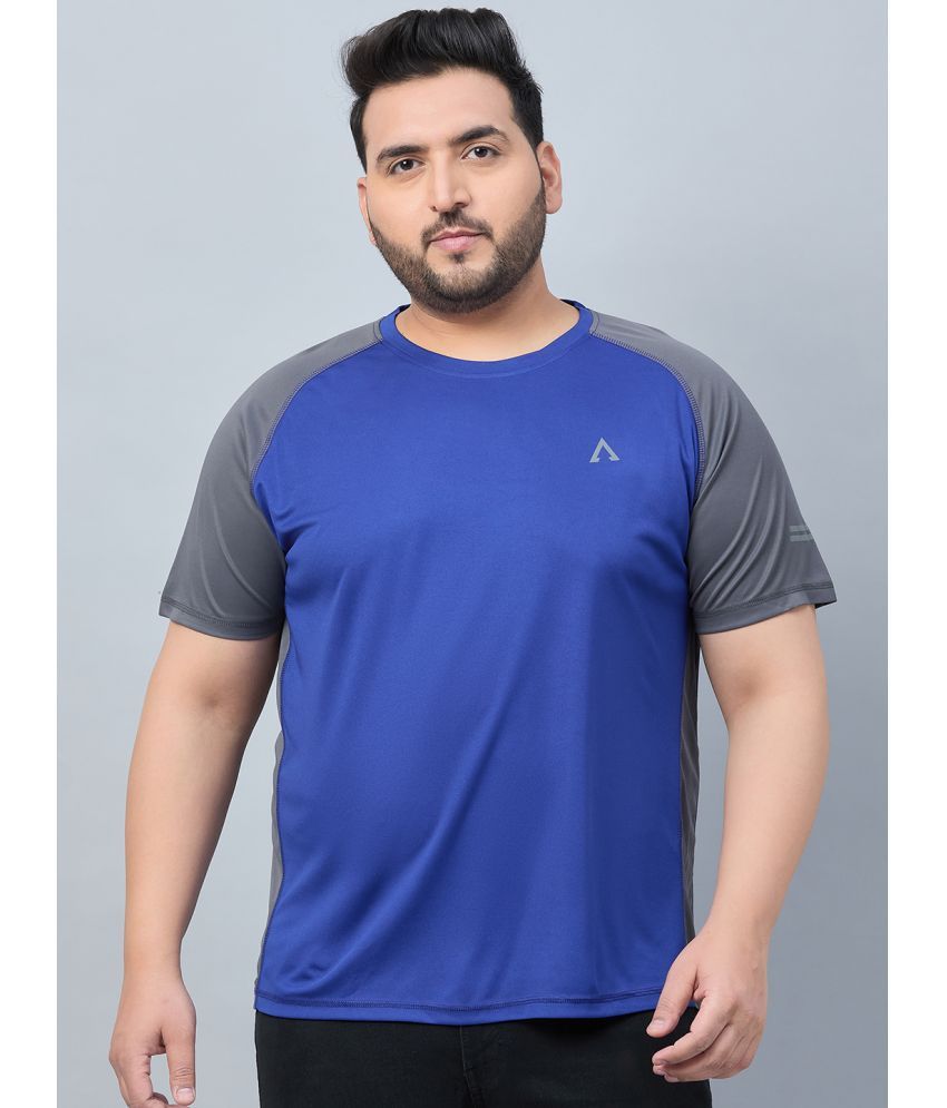     			AUSTIVO Multicolor Polyester Regular Fit Men's Sports T-Shirt ( Pack of 1 )