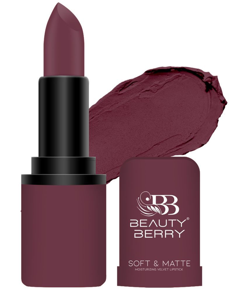     			Beauty Berry Plum Matte Lipstick 4gm