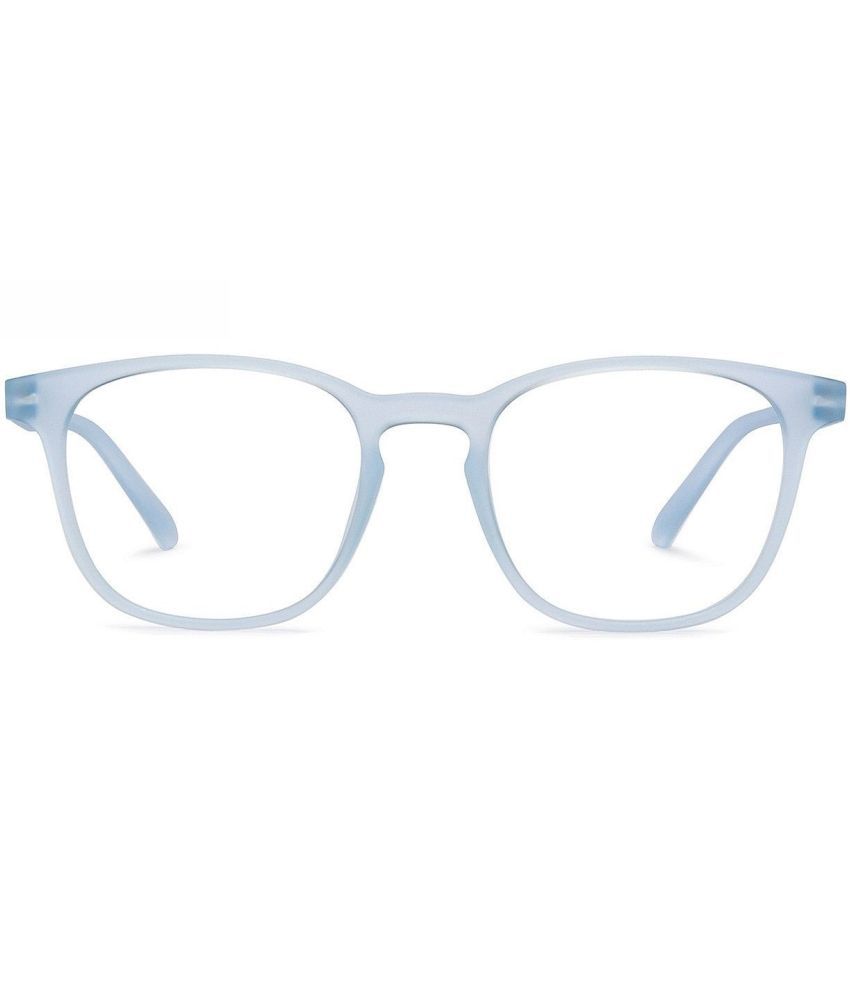     			Creature Light Blue Square Eyeglass Frame ( Pack of 1 )