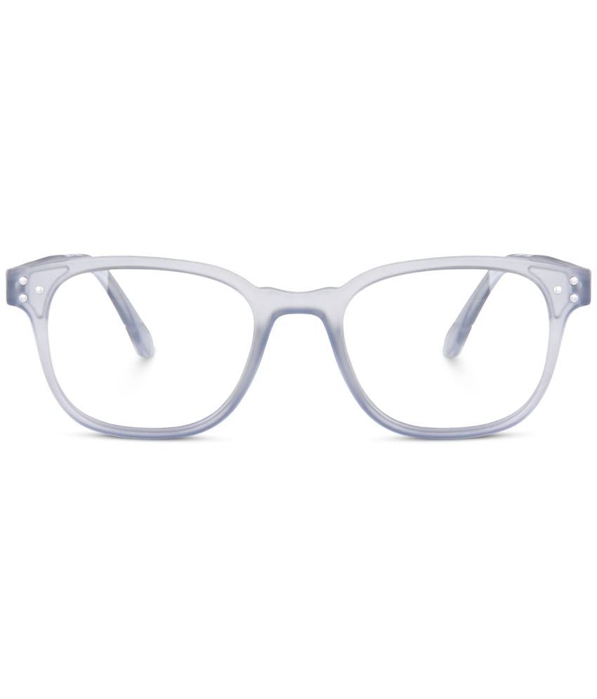     			Creature Light Grey Square Eyeglass Frame ( Pack of 1 )