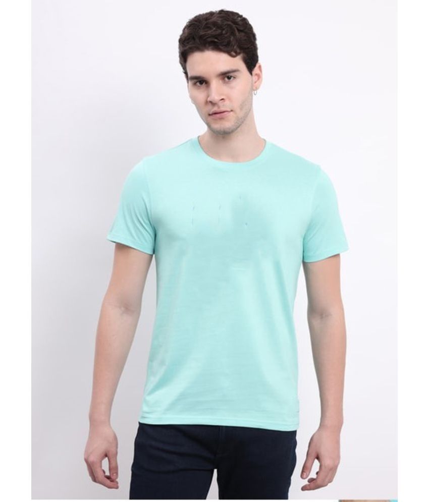     			PP Kurtis Cotton Regular Fit Printed Half Sleeves Men's T-Shirt - Mint Green ( Pack of 1 )