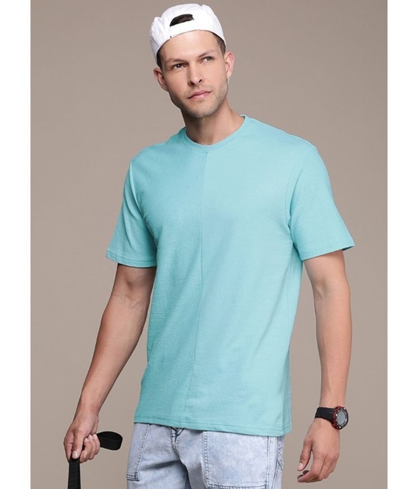     			PP Kurtis Cotton Regular Fit Printed Half Sleeves Men's T-Shirt - Sky Blue ( Pack of 1 )