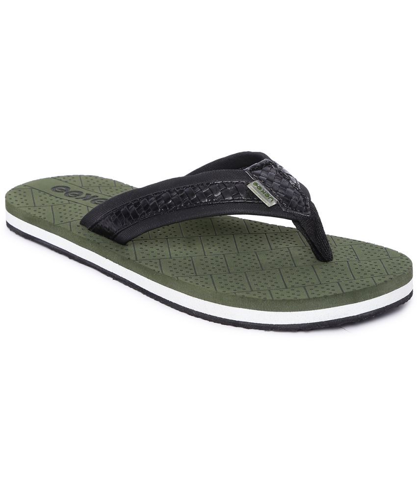     			Paragon Green Men's Thong Flip Flop