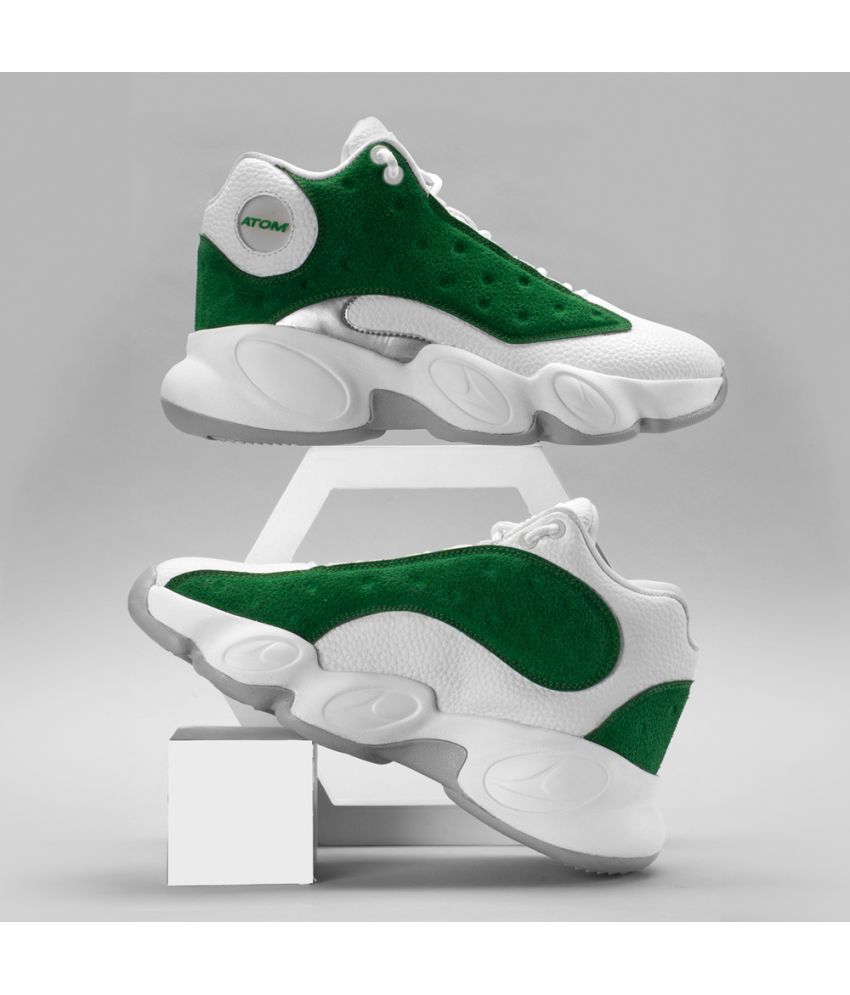     			atom Street Swagger Green Men's Sneakers
