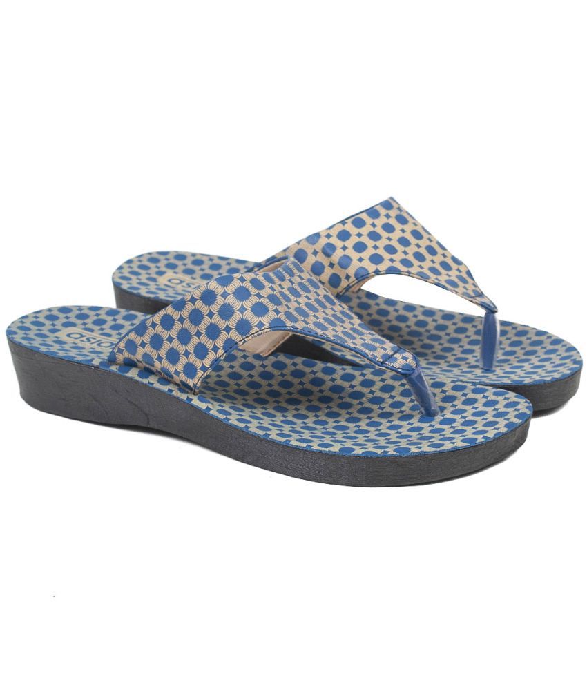     			ASIAN Blue Women's Slipper