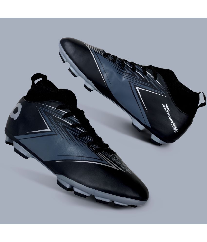     			Aivin STRONG PRO Black,Gray Football Shoes